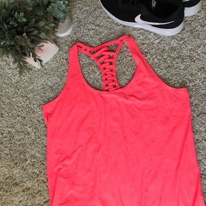 REFLEX Exercise Tank with razor back. Size Large